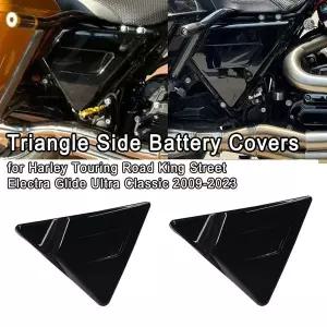 Harley Touring Road King Street Electra Glide Ultra Classic 2009-2023 오토바이 용 삼각형 측면 배터리