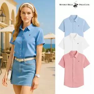 비버리힐즈폴로클럽 25 SUMMER 여성 반팔 옥스포드 셔츠 3종 1794524