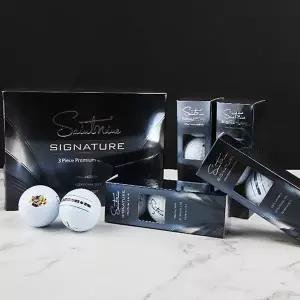 [RIZPICK]세인트나인 골프공 퍼팅 라인 골프볼 선물 세트 12구