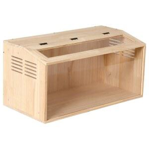 원목 스네이크 미니케 반려동물 도마 파충류 인테리어 미니 사육장 쉼터