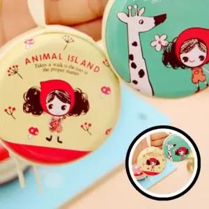 애니멀 아일랜드 동전지갑 동전지갑, 마카롱지갑, 애니멀아이템, 캐릭터지갑, 귀여운지갑, 랜덤발송, 소품, 패션지갑, 기념품, 학생용지갑