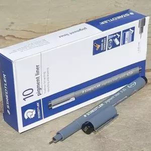 0.05mm Fineliner 스테들러 1다스 블랙 liner pigment 드로잉펜