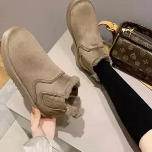 여성 여자 겨울 첼시 털부츠 방한화 털신발 겨울신발 겨울실내화 털슬리퍼 털실내화