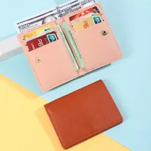 남여 공용 깔끔하고 간편하며 실용적인 똑딱이 반지갑 여학생지갑 초등학생지갑
