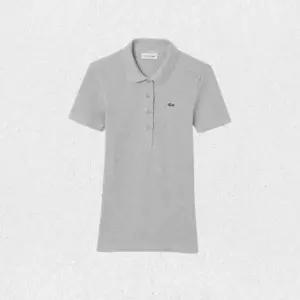 매장정품 라코스테 LACOSTE 여성 슬림핏 립조직 폴로 셔츠 DF5377-56G CCA LSAP 1471401