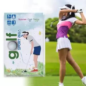 [셀러에이드]여름용 슬림 쿨 골프 고리스타킹
