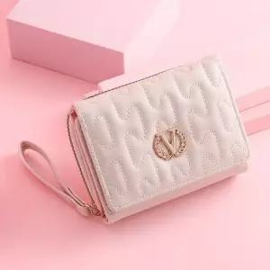 브이 반지갑 다용도 여자 예쁜 미니 지갑 학생지갑 브이반지갑 여대생지갑 여성반지갑