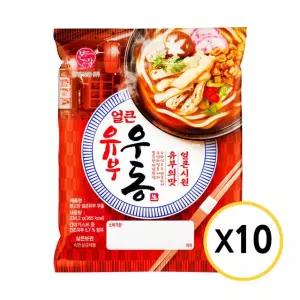 한일식품 본고장 얼큰유부우동 234.2g x 10개