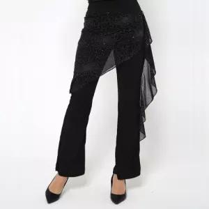 LDP18000 거미줄보석훌바지 탱고 테마 원피스 라틴댄스 스팽글 시즌 슈트 팬츠 프린지 여성 삼바 벨트 볼룸