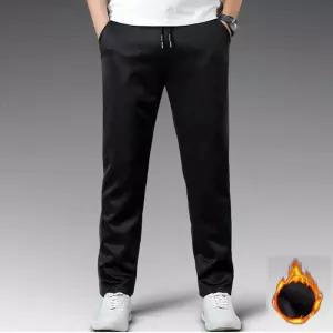 허리 고무줄 바지 밴딩 기모 남성 겨울 팬츠 와이드 밴딩팬츠남성바지