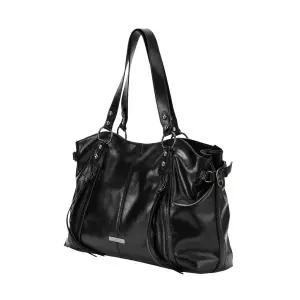 밈더워드로브 MIMTHEWARDROBE 러버 모터 빅 백 MW252BB2BK 450715