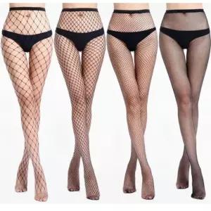 망사 스타킹 4종 세트 ROOT0009 그물스타킹 패턴스타킹 망사 가터 클럽룩