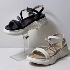 미셸by탠디 TC01 여성 4cm 글리터 샌들 통굽 데일리 키높이 샌들  X25045SB4