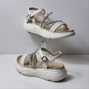 미셸by탠디 TC01 여성 4cm 글리터 샌들 통굽 데일리 키높이 샌들  X25045SB6