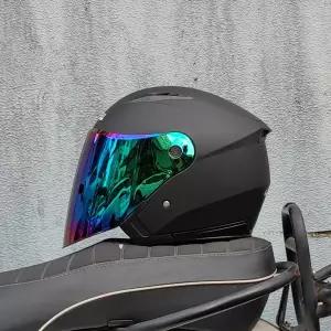 남녀 모두에게 적합한 듀얼 렌즈 반덮개형 오토바이 헬멧 Casco para Motos JIEKAI-512