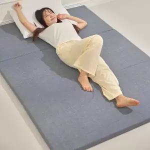 허리에 좋은 탄탄한 3단 매트리스 접이식 요매트 더블 요매트 요매트리스 요커버세트