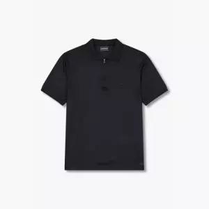 [롯데백화점]엠포리오아르마니 남자 숏 슬리브 쿼터 집업 폴로 셔츠(A515126050)