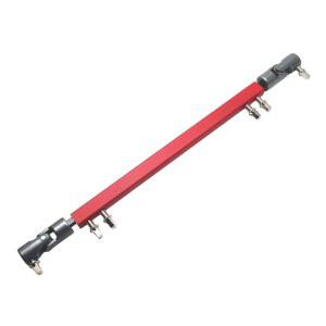 드럼 키트 타악기 부품용 TUORE 더블 킥 페달 구동 샤프트 스틸 베이스 연결 커넥터 암(빨간색)