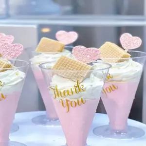 일회용 파르페 컵 포장 투명 배달 용기 카페 디저트