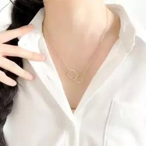 레이어드 목걸이 성경 중세 십자가 여성 고급스러운 심플목걸이 여성목걸이 패션목걸이