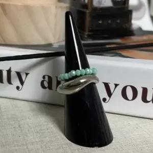 반지정리대 원뿔 반지 걸이 거치대 블랙 30대 선물 40대 링홀더 고급스러움 심플