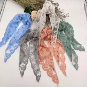 여름 린넨 스카프 여성 매력 쁘띠 심플 땀흡수 린넨스카프 땀흡수 국산스카프 마스카프