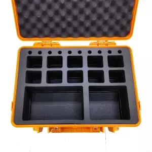 건설현장 보관함 무전기 정리대 원목 거치대 하드케이스 업무용 수납함