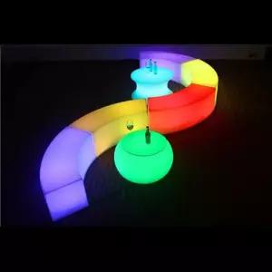 야외 LED의자 야광 카페 체어 조명 발광 바 방수 펜션 장식 무드조명