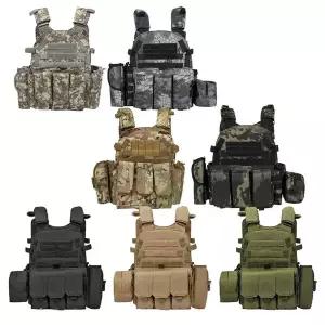 TBZ 밀리터리 위장 멀티 텍티컬 방검복 전술조끼 7종 교