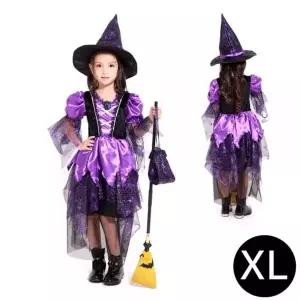[RIZPICK]한중 할로윈 스파이더 마녀 퍼플 코스튬 (XL)