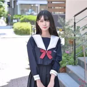 [RIZPICK]청순 네이비 세라복 세트 (긴팔)