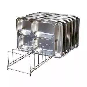 식판건조대 스테인레스 접시 거치대 스텐 도마 꽂이 쟁반 식판