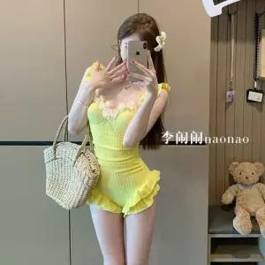 원피스 여사친 슬림 여 원피스수영복 보채기 온천욕 워터파크 이 러블리 원픽1