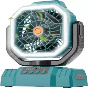 AVV 20000mAh 고속 휴대용 캠핑 충전식 선풍기 리모콘 포함 실외 해변 파티오 텐트 시안을 위한 필수품