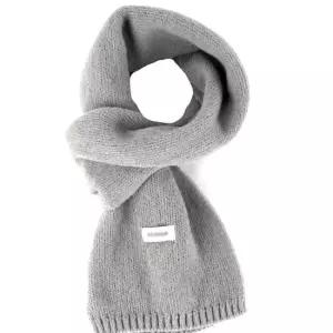 숏머플러 숏목도리 무지 쁘띠 머플러 숏 미니 니트 목도리 그레이 겨울선물