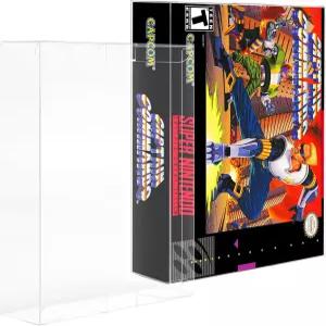 SNES 및 N64 게임 박스용 요요부 15팩 비디오 프로텍터 u2013 투명 플라스틱 슬리브 커버 0.35mm 견고한