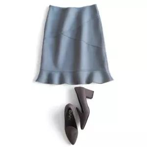 여친 스커트 모직 울 피쉬테일 정장 양면 원픽1