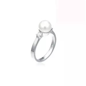 순은반지 화이트 반지 진주 실버 EBS-R-54 큐빅 은 은반지 순은반지 925실버반지 실버링
