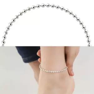 92.5 실버 3mm 미러볼 데일리 은 발찌