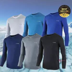 라운드 긴팔티 냉감 사방스판 작업복 쿨링 기능성lmn168