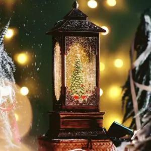 크리스마스오르골 무드등 스노우볼 크리스마스 회전 크리스탈
