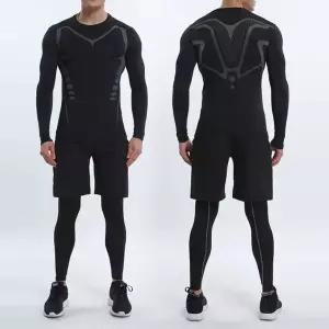 [셀러에이드]3종 트레이닝복 세트 긴팔티 반바지 레깅스 짐웨어