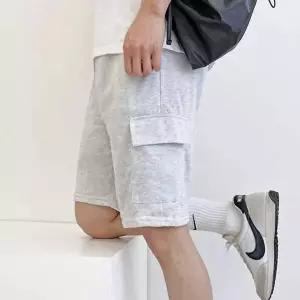 [셀러에이드]남자 쮸리 카고반바지 허리밴딩 건빵주머니 츄리닝