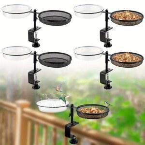 모이 조류 먹이 음식 가드 상자와 앵무새 금속 앵무새놀이터 배합기 가정용 새모이 새