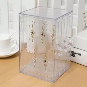 투명 아크릴 귀걸이 정리함 투명 기본형 귀걸이정리함 귀걸이보관함 귀걸이진열대