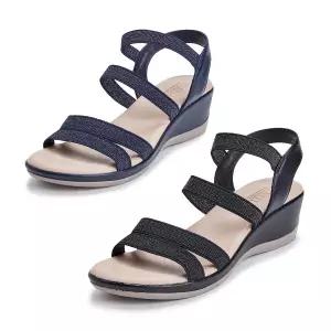 에스콰이아 여성 스트랩 웨지힐 FMSD918_919