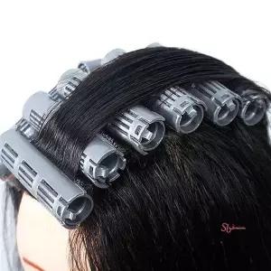 헤어 롯드 뿌리펌 셀프 원터치식 파마 클립 롤세트def881