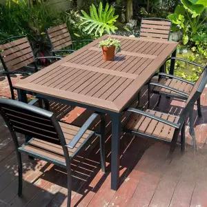 야외 테이블 발코니 베란다 정원 철제 펜션 식탁 테라스