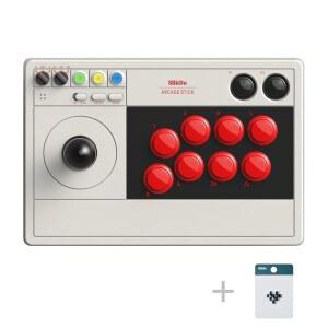 스위치 및 윈도우용 8Bitdo 아케이드 스틱, 격투 스틱 지원 무선 블루투스, 2.4G 수신기 유선 연결