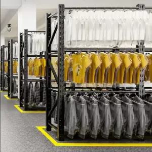 대형 행거 의류 창고 물류 앵글랙 보관 옷걸이 창고용 대용량